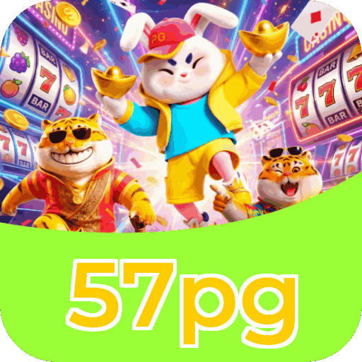 Plataforma 57pg mostrando interface moderna, jogos certificados e recursos de segurança licenciados